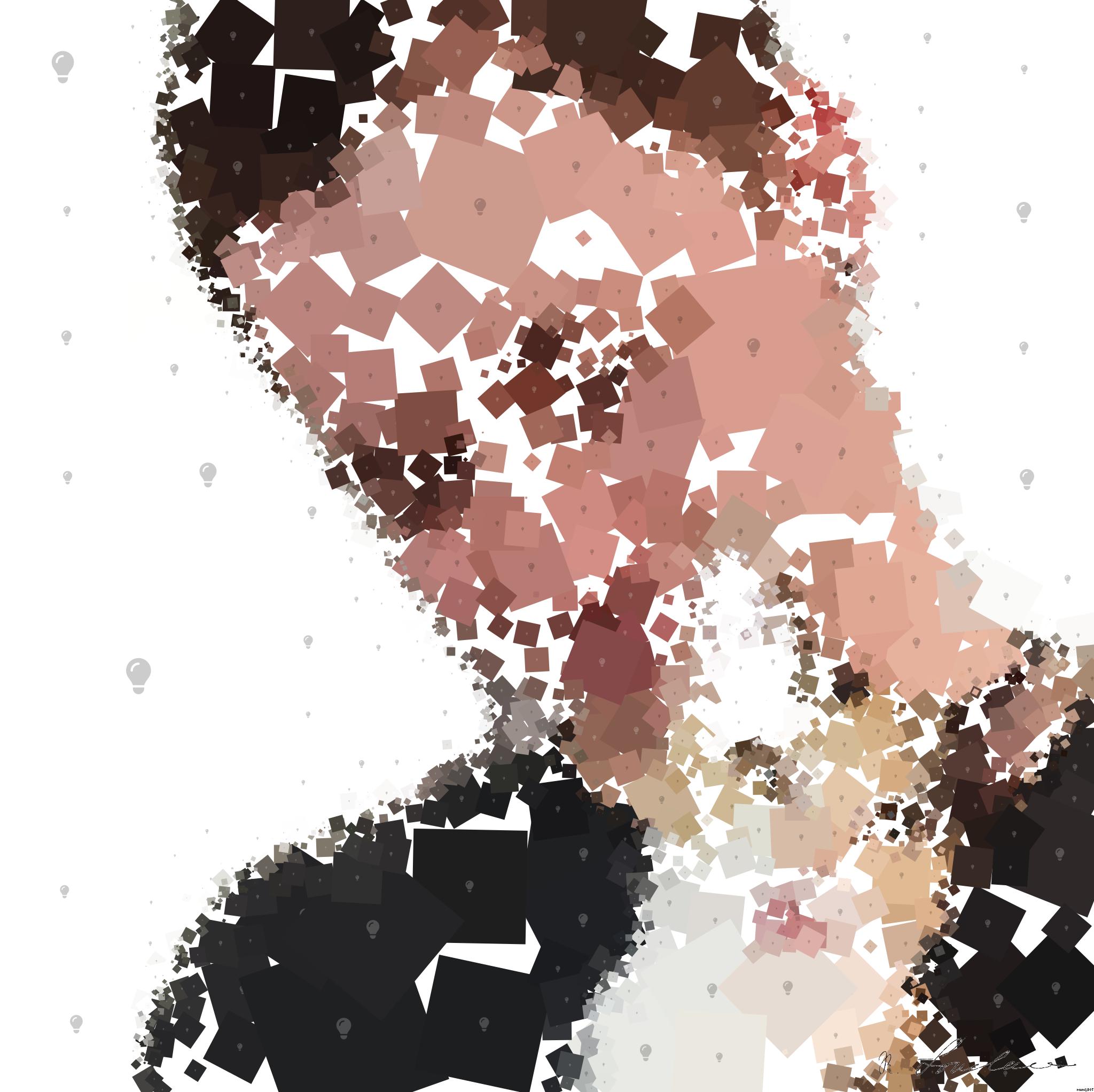 Drawn by bot HgaWrKBthHvbEbJr6Daysi; art-quadrangle; artwork for redditgetsdrawnbybot AI Art