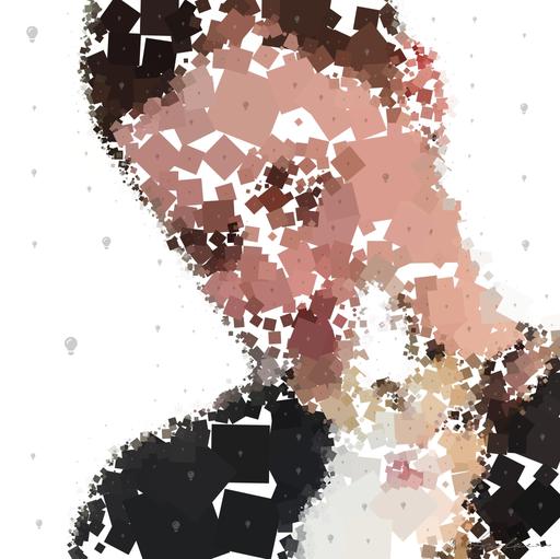 Drawn by bot HgaWrKBthHvbEbJr6Daysi; art-quadrangle; artwork for redditgetsdrawnbybot AI art