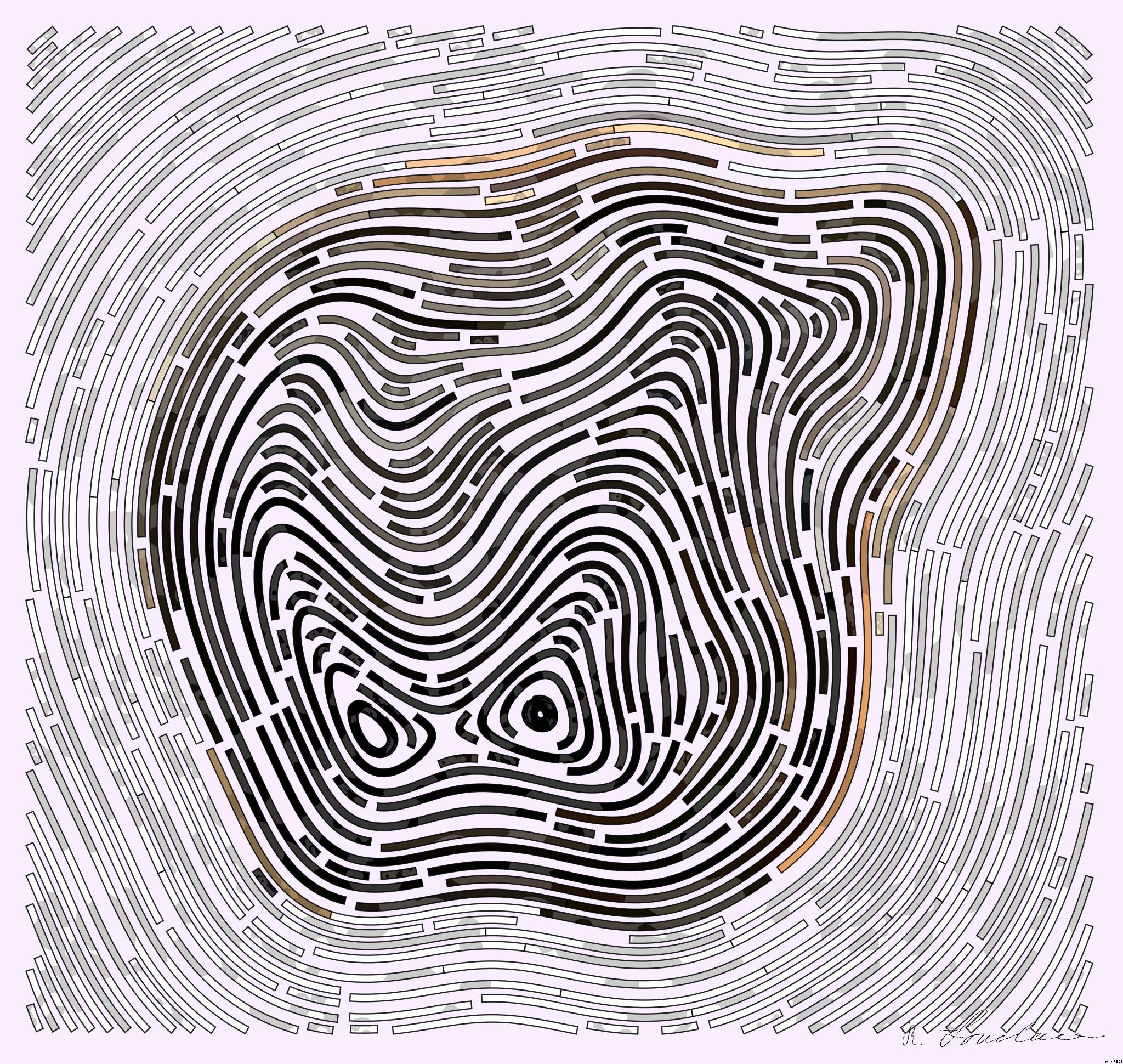 Drawn by bot PkomjtpDnhKYkvkWD6ALLC; art-flowy; brown bear AI Art