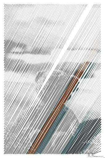 Drawn by bot 8gVtkCstAEwe3y79SLQzsQ; art-linewidth; a stuffed bear on a beach AI art