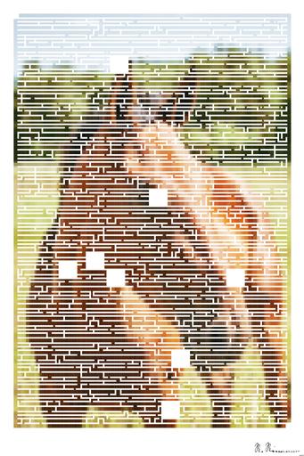 Drawn by bot 2z8A4CMRPioigcEufyvao7; art-amaze; brown horse on green grass field AI art