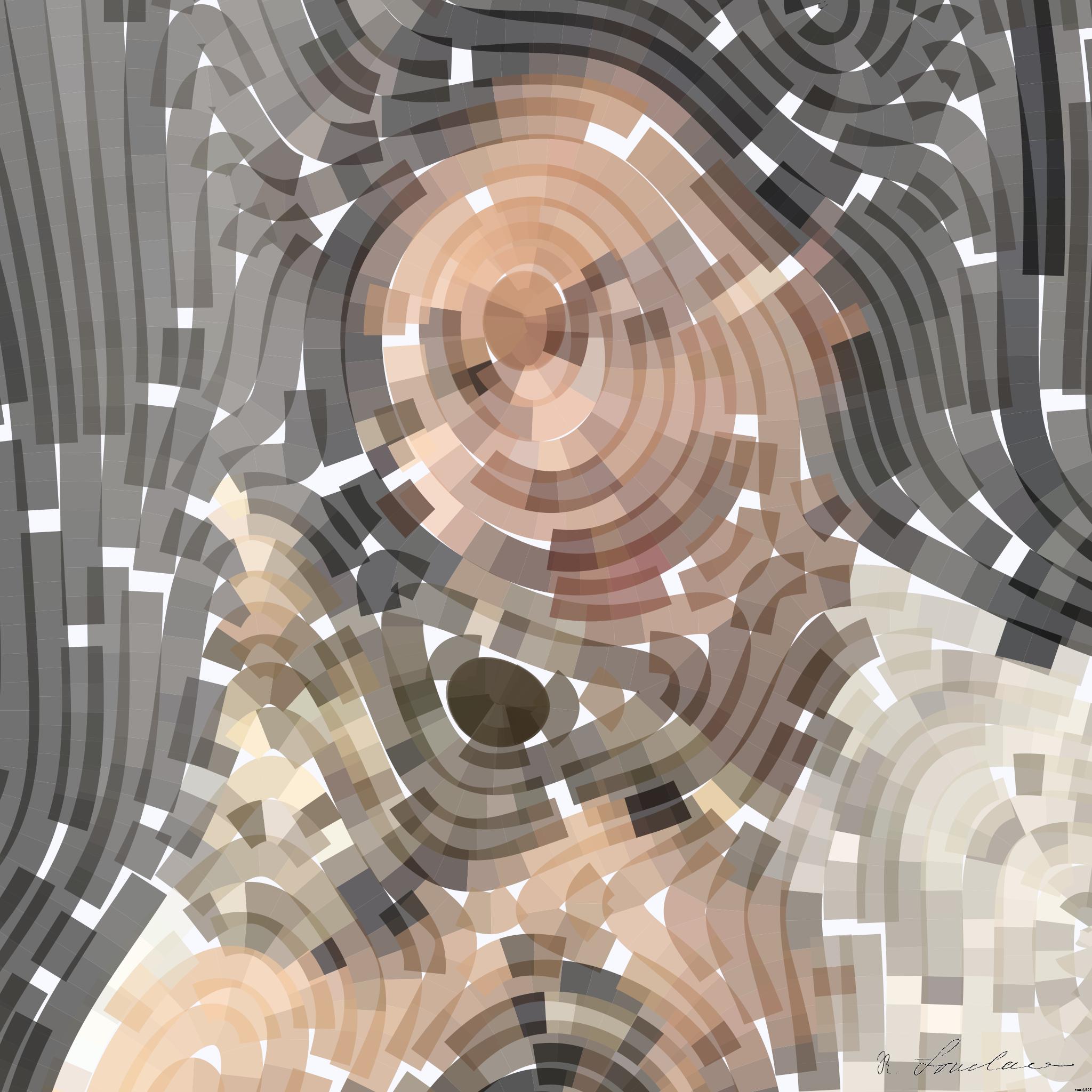 Drawn by bot U3LS8pfot9fKs36tQ9hCrA; art-flowy; artwork for redditgetsdrawnbybot AI Art