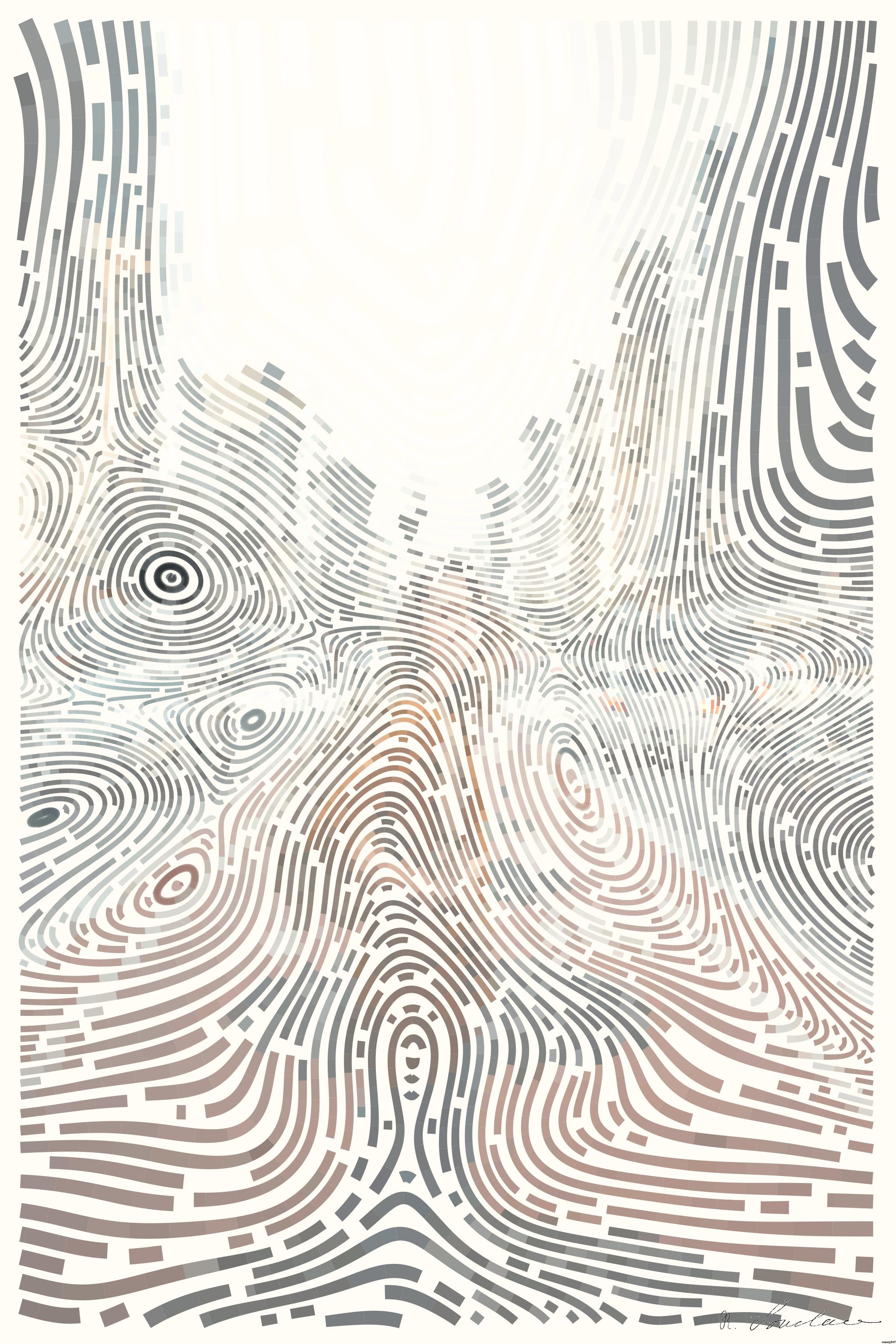 Drawn by bot UE7AncLiU8UjidqydXHEi6; art-flowy; woman standing on middle of road AI Art