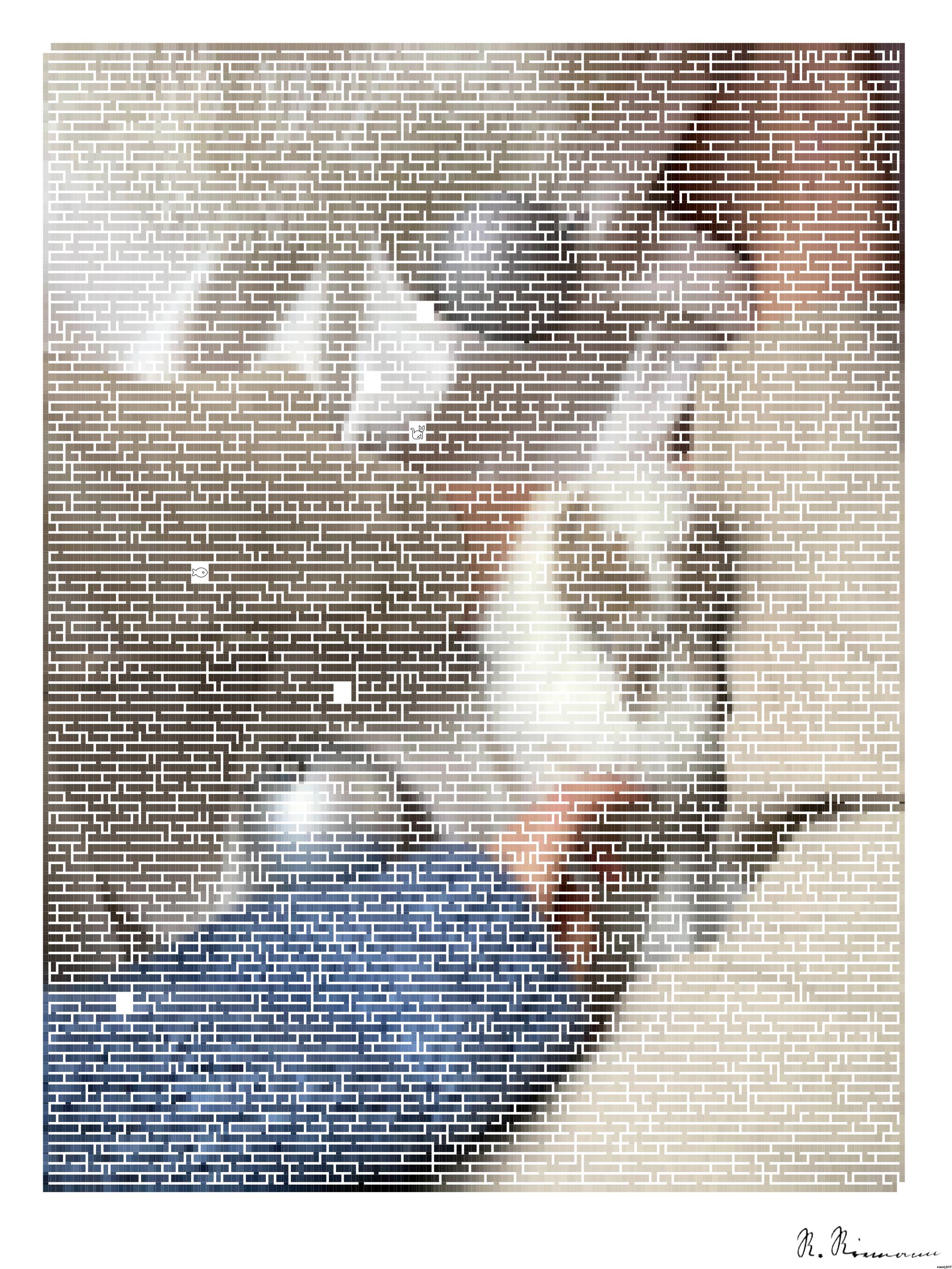 Drawn by bot 7dYwvvyevCHRVRL2mfY4LF; art-amaze; Top view of unrecognizable female in sweater sitting with cute rabbit during holiday on crumpled textile with Christmas baubles and tinsel AI Art