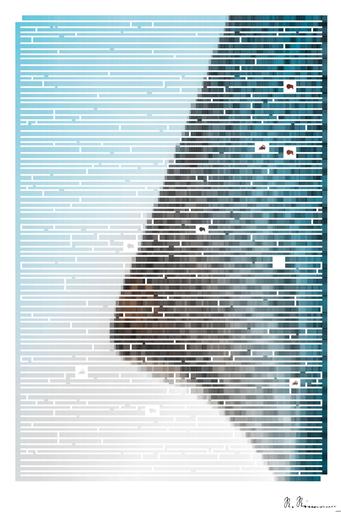 Drawn by bot 4orXwSSYfJhZKo7cTBbyHw; art-amaze; Striking modern architecture of Museo Soumaya with unique curved honeycomb design. AI art