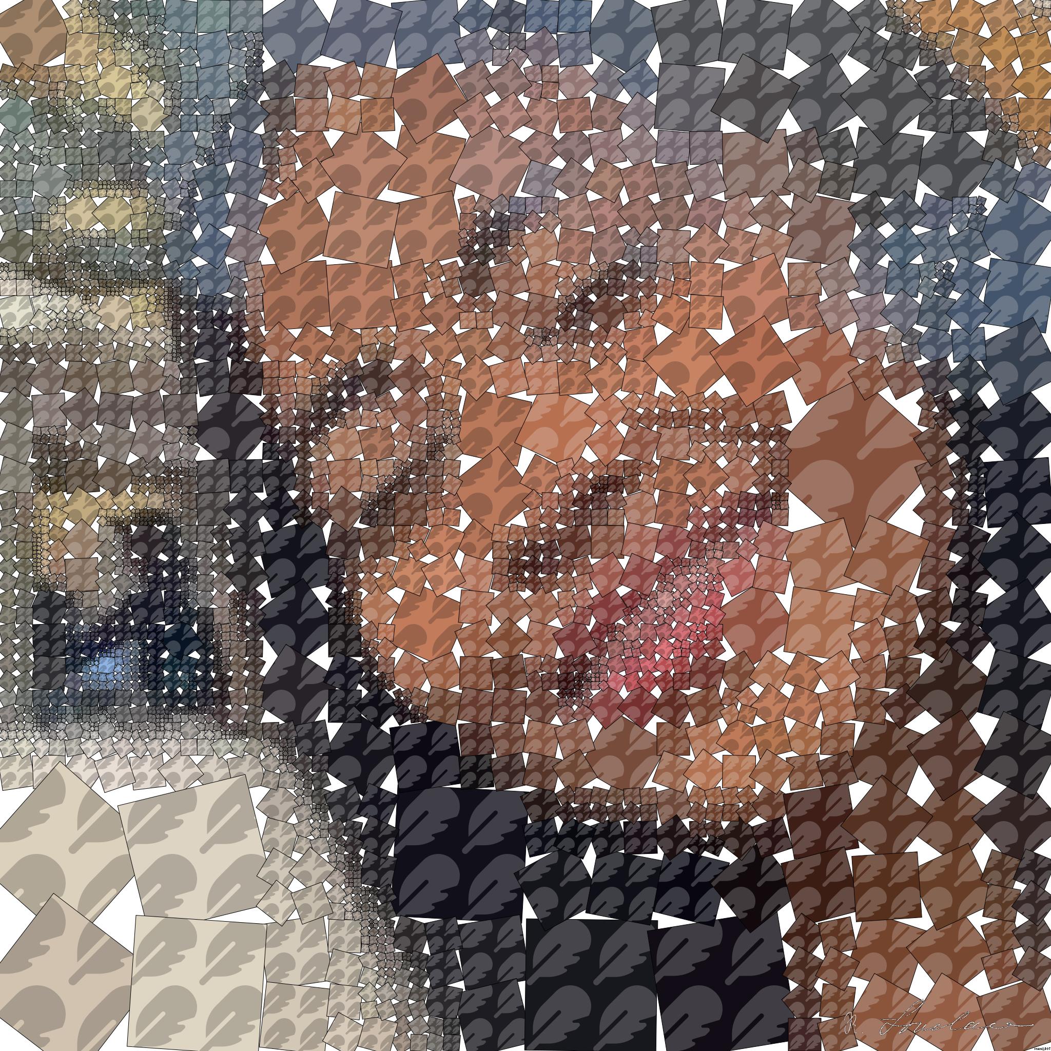 Drawn by bot 45m3VSsjiyn6hbS4eNgigV; art-quadrangle; artwork for redditgetsdrawnbybot AI Art