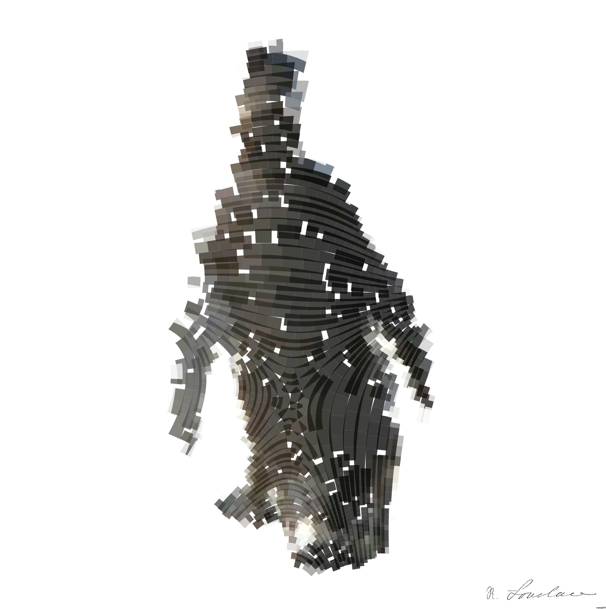 Drawn from photo on Unsplash: A group of penguins standing on a beach next to the ocean AI Art