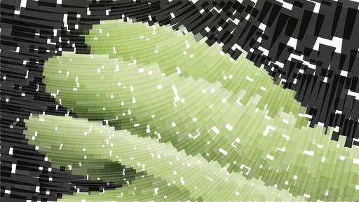 Drawn by bot Mfgr463WCM2HRapsRe5b9A; art-flowy; a close up of a green object on a black background AI art