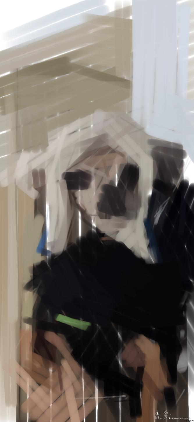 Drawn by bot 6wqSBGUKFhmxhF2e8CPv2D; art-primitive-paintbrush-ii; artwork for redditgetsdrawnbybot AI Art
