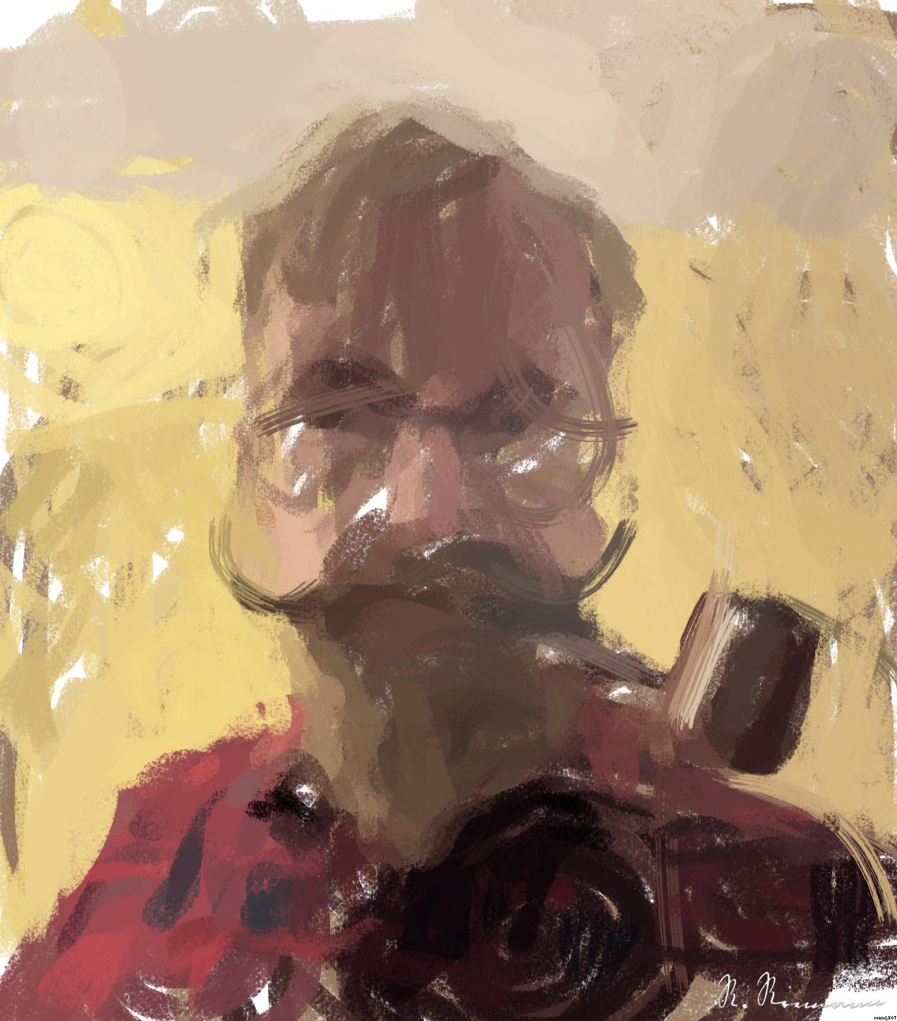 Drawn by bot cfmvtieLKEtwo3qKbswzRC; art-primitive-paintbrush-ii; artwork for redditgetsdrawnbybot AI Art