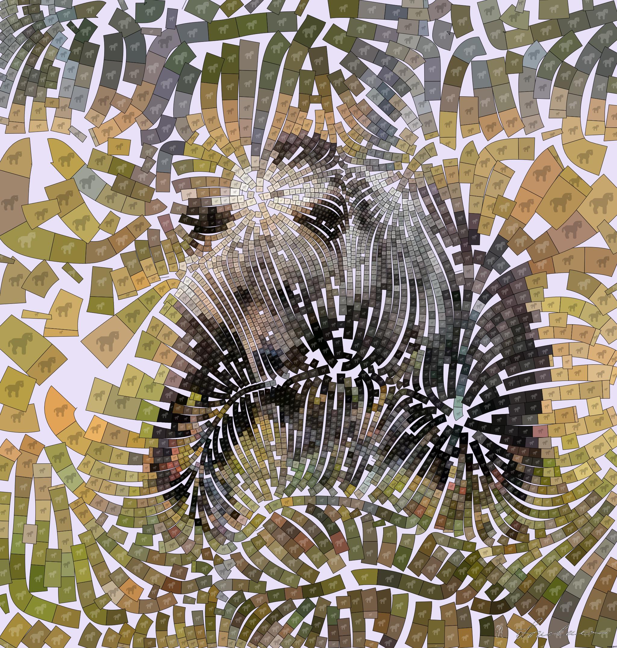 Drawn by bot 2pCMcG9tL7Wr6Zbay4TSYA; art-flowy; selective-focus photography of bear AI Art