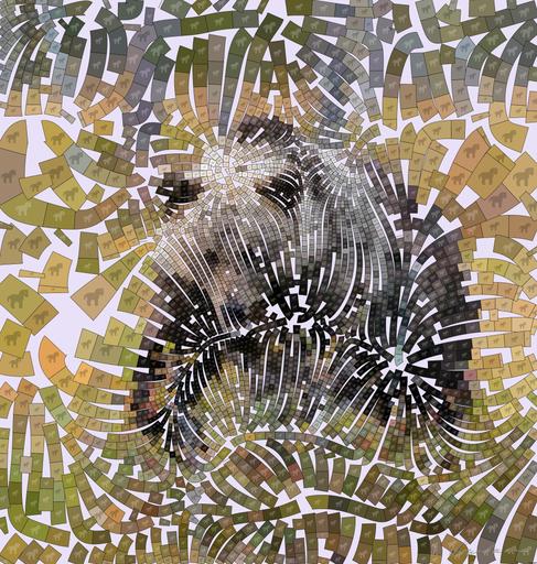 Drawn by bot 2pCMcG9tL7Wr6Zbay4TSYA; art-flowy; selective-focus photography of bear AI art