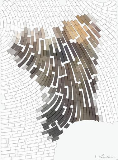 Drawn by bot 8FJAJRev4oCYU8G9u8XbKX; art-flowy; a group of brown bears standing on top of a waterfall AI art