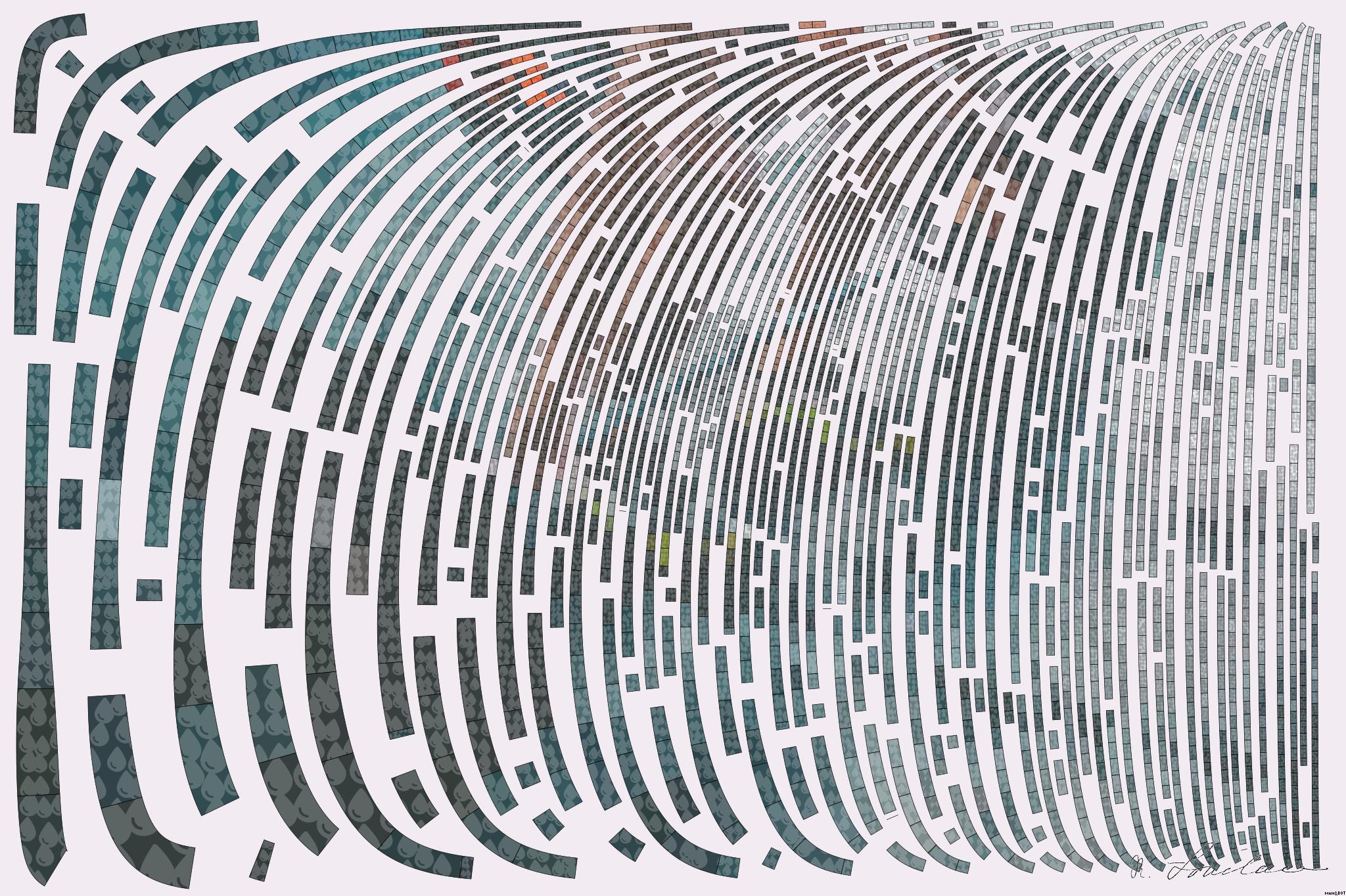 Drawn by bot FFna59MpWok3sU46ahErMd; art-flowy; Man performing a deadlift exercise in a gym, demonstrating strength and fitness. AI Art