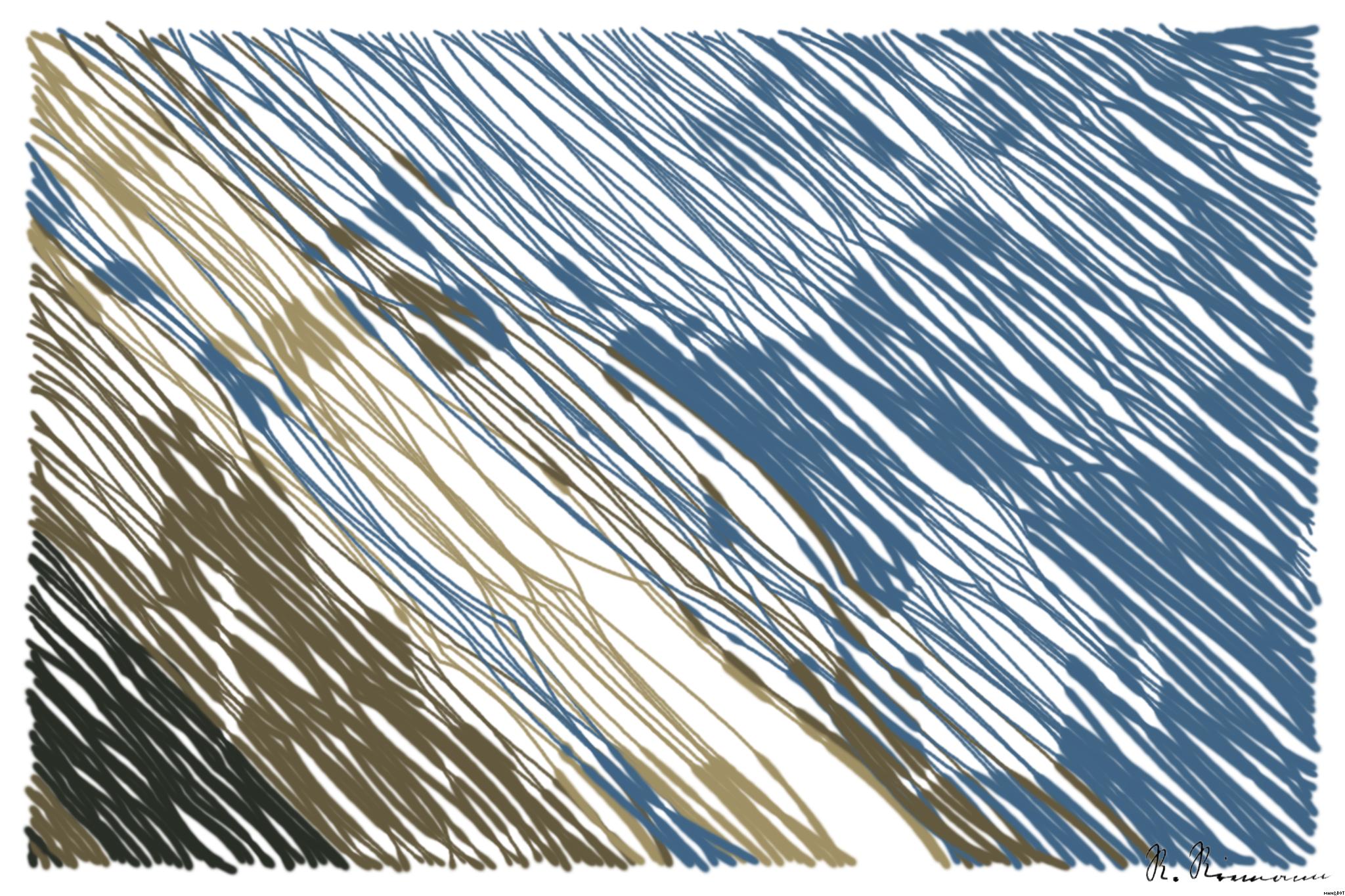 Drawn by bot HoHsKPVFoFxtc2Yz8pnYKk; art-linewidth; King penguins standing together, showcasing their natural habitat in a snowy landscape. AI Art