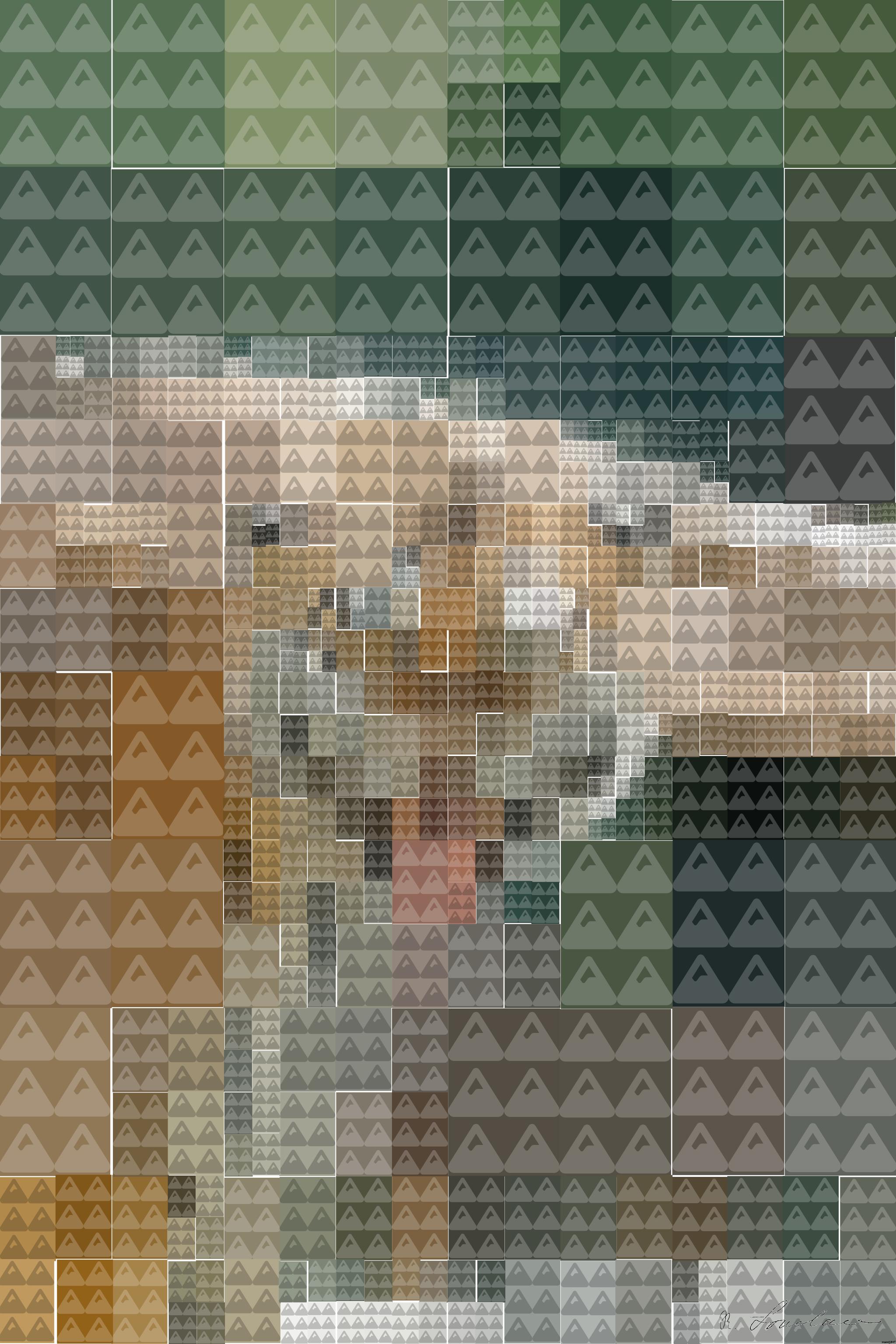 Drawn by bot hGXksC85A998oTjgvR5mPw; art-quadrangle; a tiger with its tongue out AI Art