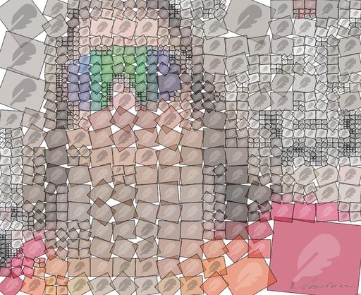 artwork for redditgetsdrawnbybot AI art