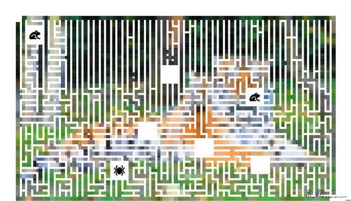 Drawn by bot VTja6AQVgxvWdt7L4bHSza; art-amaze; A Bengal tiger and cub resting together outdoors in a natural setting, displaying wildlife bonding. AI art