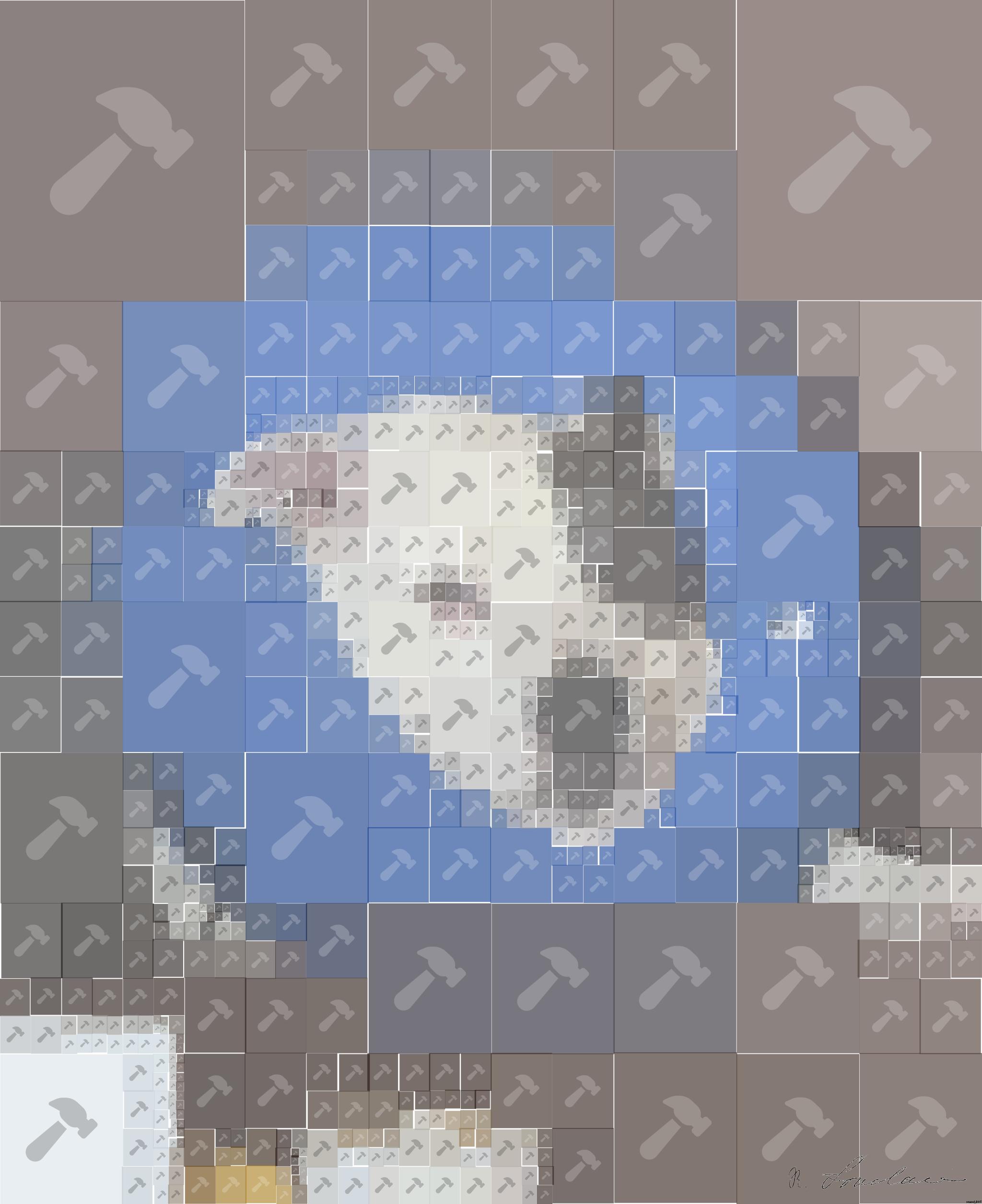 Drawn by bot 6qPPoQYNcBARWXd4DEdoJY; art-quadrangle; artwork for redditgetsdrawnbybot AI Art