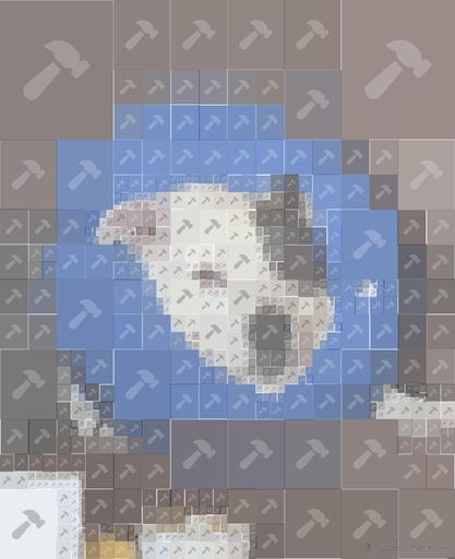 Drawn by bot 6qPPoQYNcBARWXd4DEdoJY; art-quadrangle; artwork for redditgetsdrawnbybot AI art