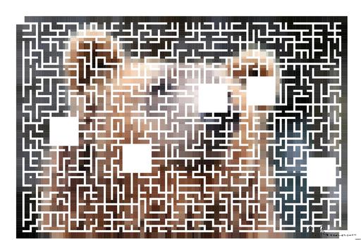 Drawn by bot f3hGZWmX8AbJnWV2w5Fx7r; art-amaze; Detailed close-up of a brown bear's face, showcasing its expressive eyes and fur texture. AI art