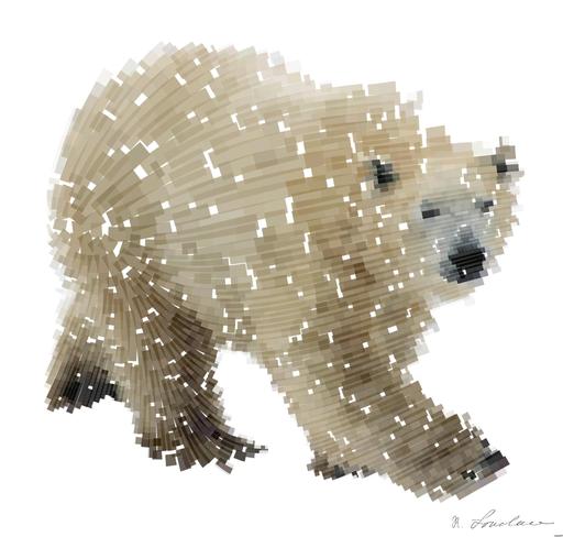 Drawn by bot J9vnjtJqbMDMhaZfSFSLYb; art-flowy; polar bear AI art