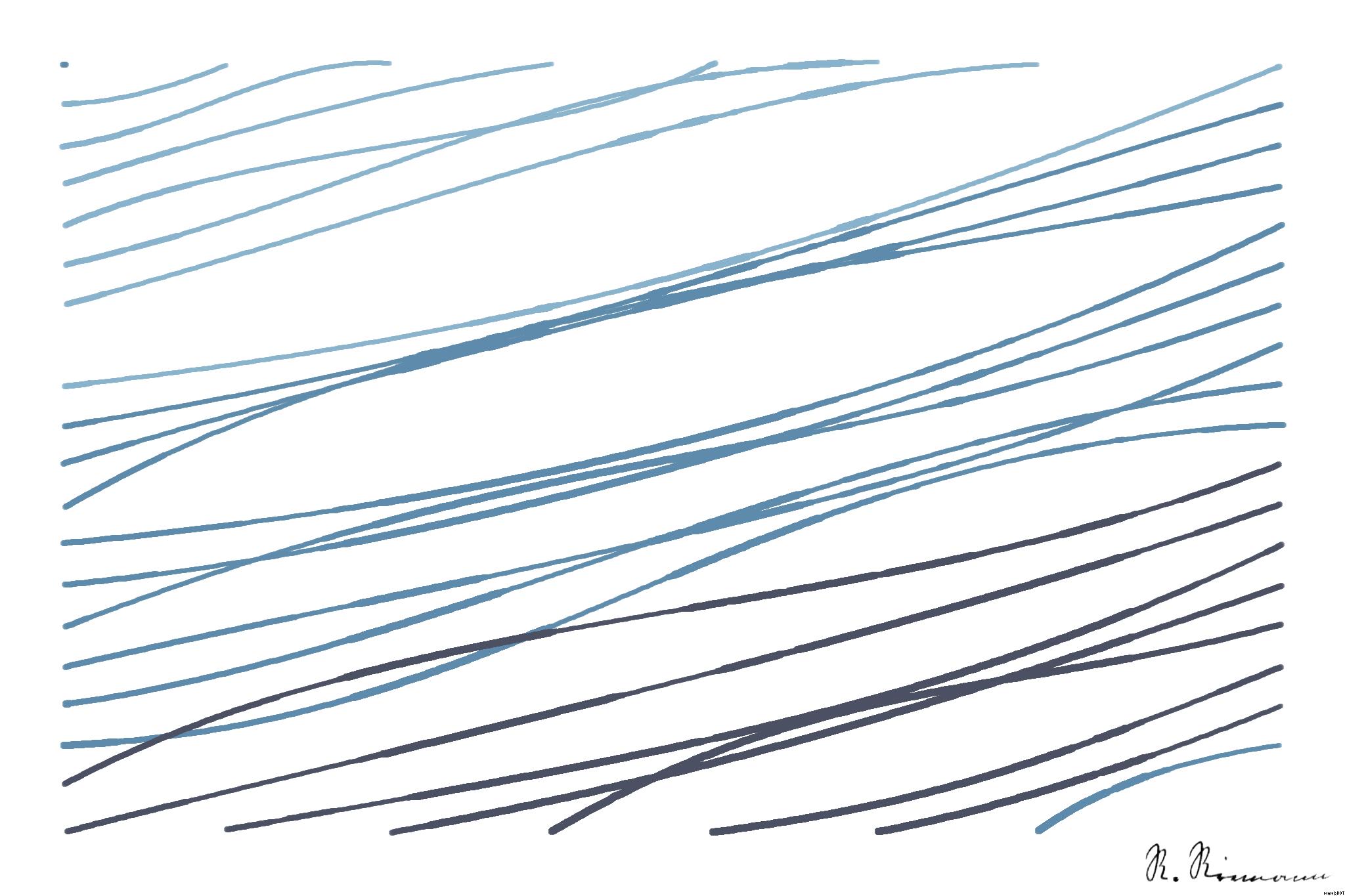 Drawn by bot b2bvZ4Zs8YX6AdwL6yEVDH; art-linewidth; A man in a plaid shirt sits by the water looking distressed, symbolizing stress. AI Art