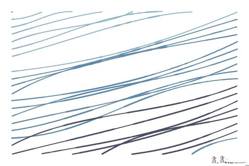 Drawn by bot b2bvZ4Zs8YX6AdwL6yEVDH; art-linewidth; A man in a plaid shirt sits by the water looking distressed, symbolizing stress. AI art