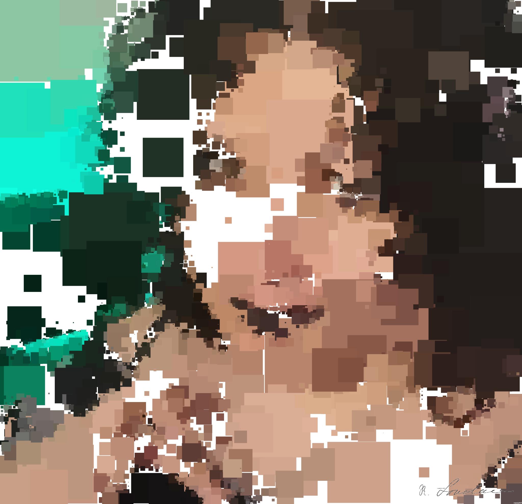 Drawn by bot VJLyxfRAhYYgHB7iMKvLnx; art-quadrangle; artwork for redditgetsdrawnbybot AI Art