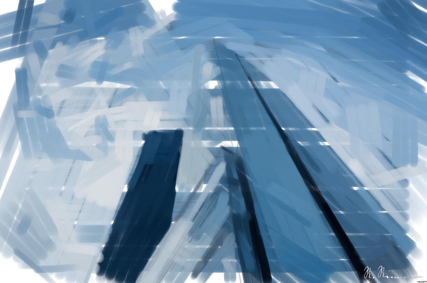 Drawn by bot fTticY7v64UkVxFHB9r4vW; art-primitive-paintbrush-ii; low angle photo of high-rise building AI Art