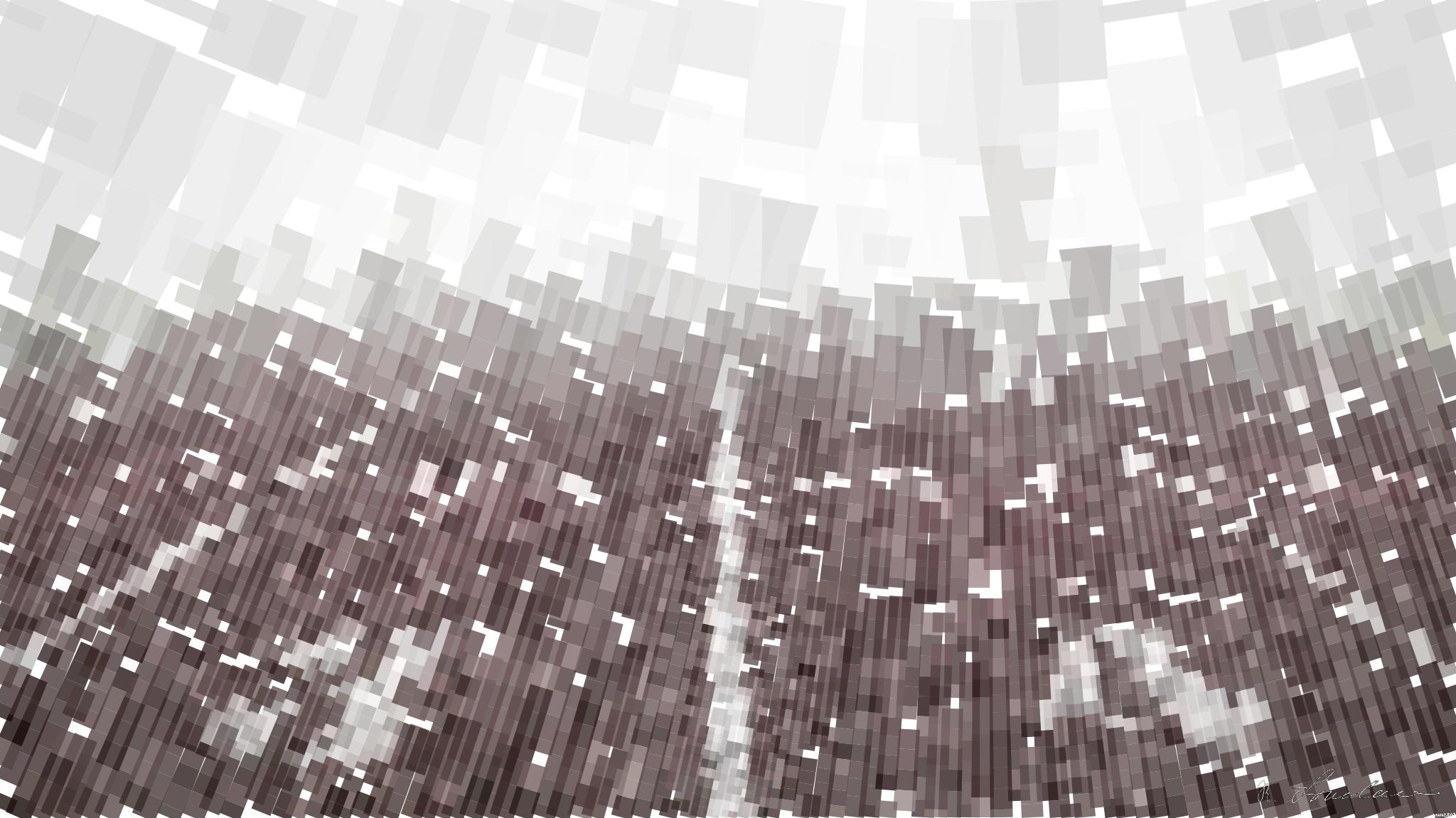 Drawn by bot CTzogGQnoKySoCueN7kG7X; art-flowy; A foggy track field with visible lane numbers and white lines. AI Art