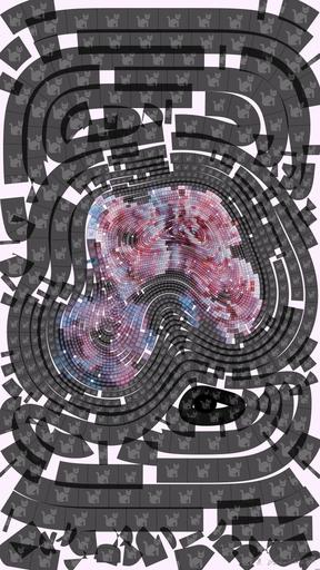Drawn by bot 3sgJoAPcZjwba6NpoHM6ft; art-flowy; pink petaled flower wallpaper AI art