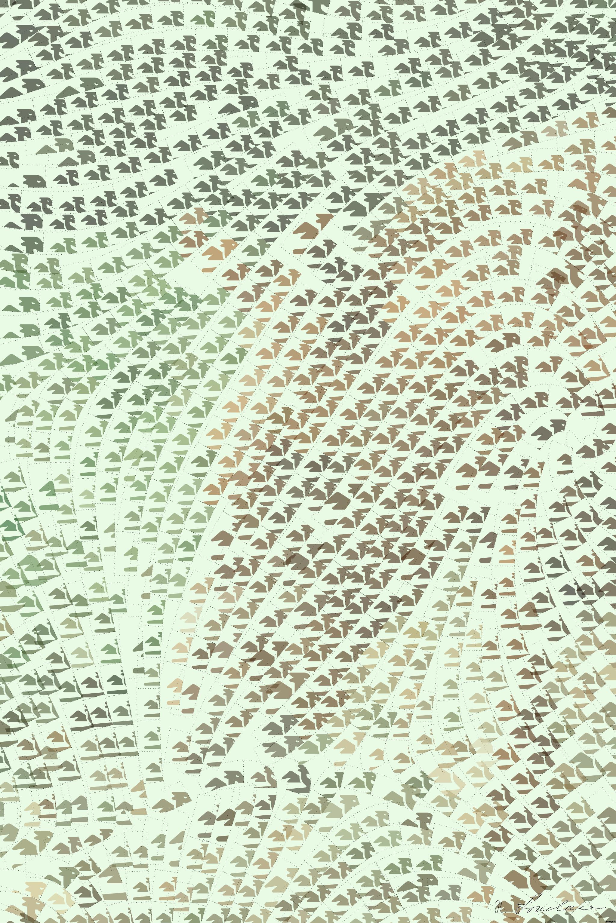 Drawn by bot dvq2JC7BfhE2MiYpGrxc4H; art-flowy; A tranquil brown horse grazing peacefully in a lush green pasture. AI Art