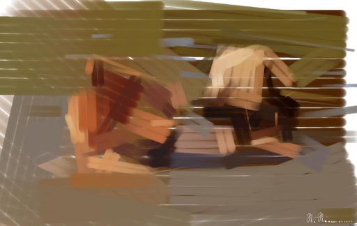 Drawn by bot EHxH8U5vfGcASegEpEVXa7; art-primitive-paintbrush-ii; None AI art