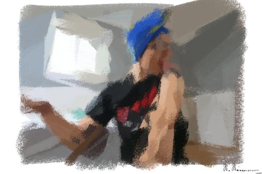 artwork for redditgetsdrawnbybot AI art