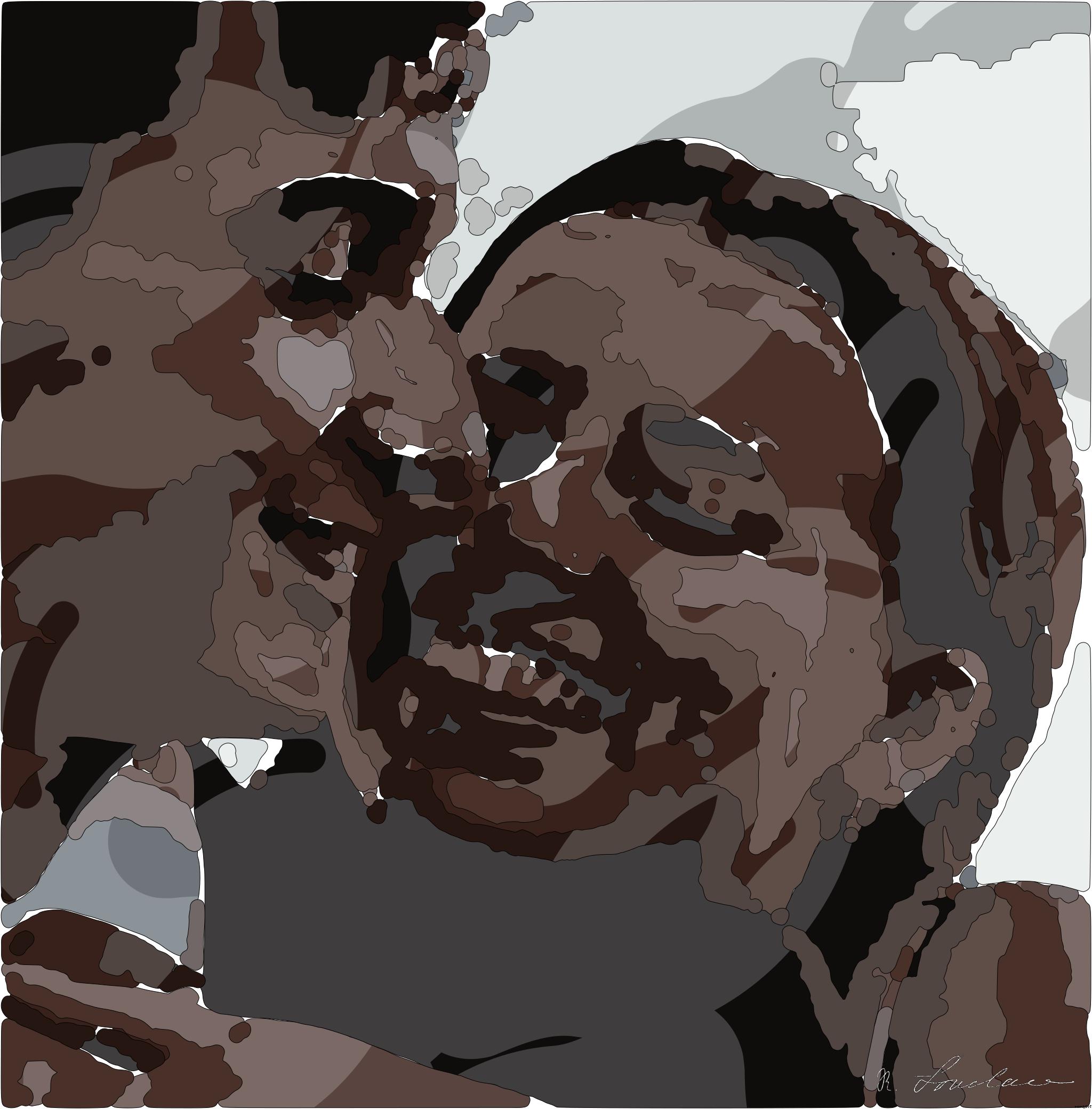 Drawn by bot Apfvxm9zPE8Mj9Qyv9BeAG; art-bloby; artwork for redditgetsdrawnbybot AI Art