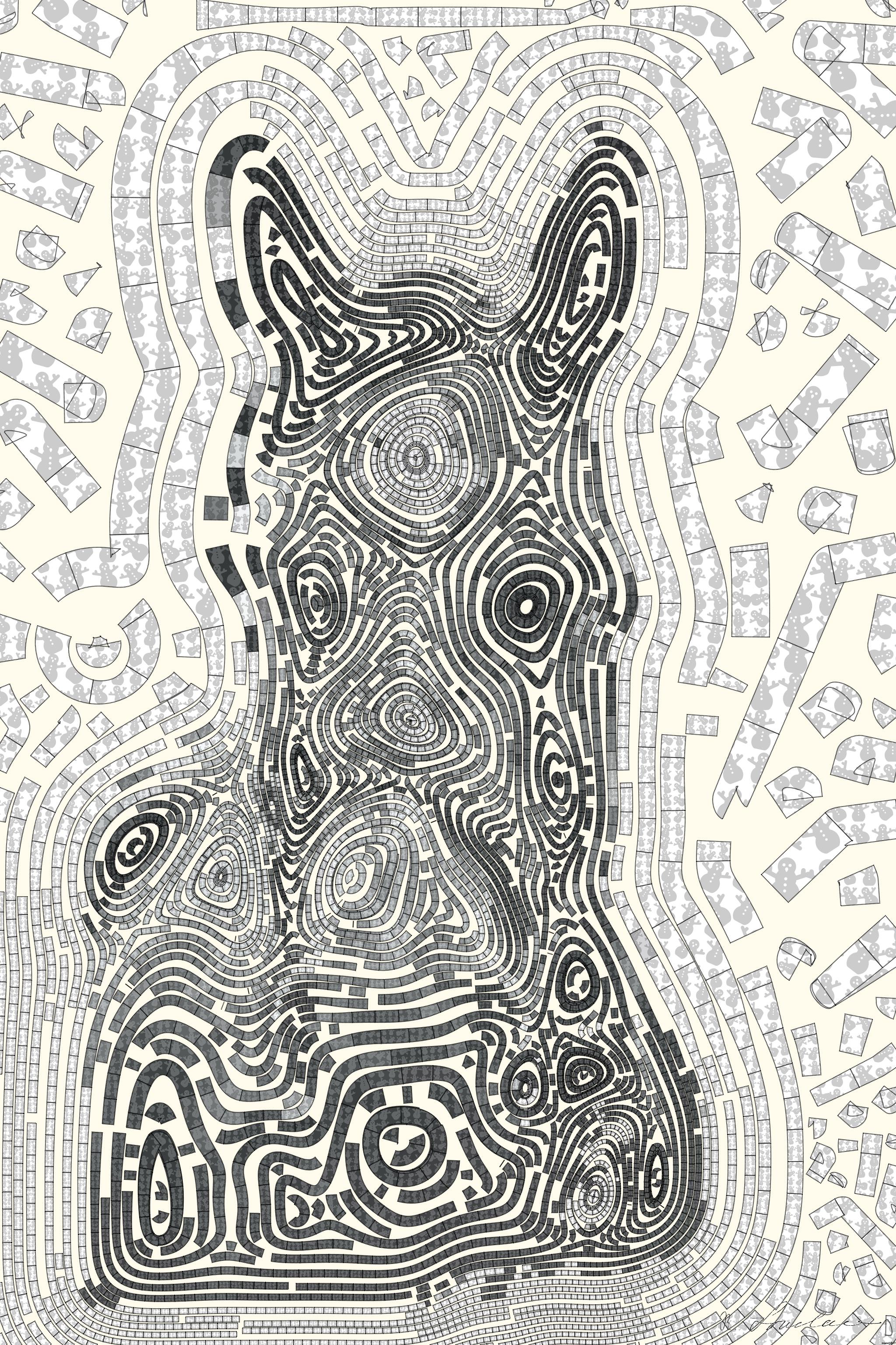 Drawn by bot gpv7XPwVNuqzdwTVEbs3ZF; art-flowy; grayscale photography of horse AI Art