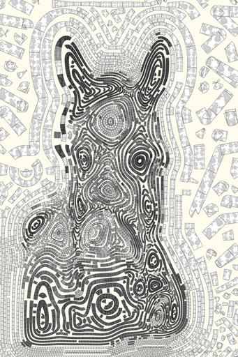 Drawn by bot gpv7XPwVNuqzdwTVEbs3ZF; art-flowy; grayscale photography of horse AI art