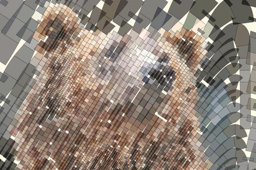 Drawn by bot fQdVssoxZBKcJTrdoseipE; art-flowy; Detailed close-up of a brown bear's face, showcasing its expressive eyes and fur texture. AI art
