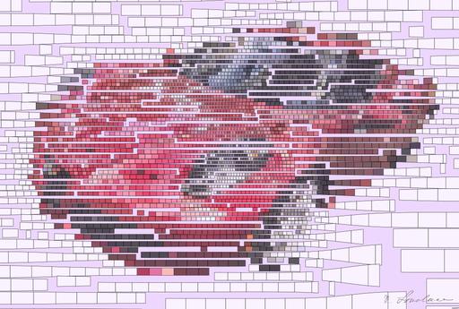 Drawn by bot iLoaLVCQakXRNEsQt7n6Cr; art-flowy; A sleek red sports car driving fast on a forest road, showcasing speed and luxury. AI art