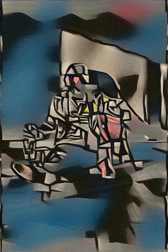 artwork for redditgetsdrawnbybot AI art