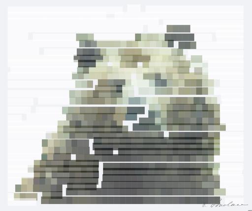 Drawn by bot jXKynEv67pAnRmrazi9bpT; art-flowy; brown bear near grass field AI art