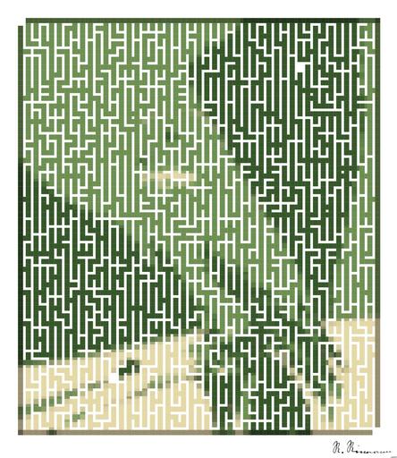 Drawn by bot ZwpGUXeTgY9oXbmC8rhKQV; art-amaze; A vibrant green parrot with colorful plumage perched on a branch in a tropical setting. AI art