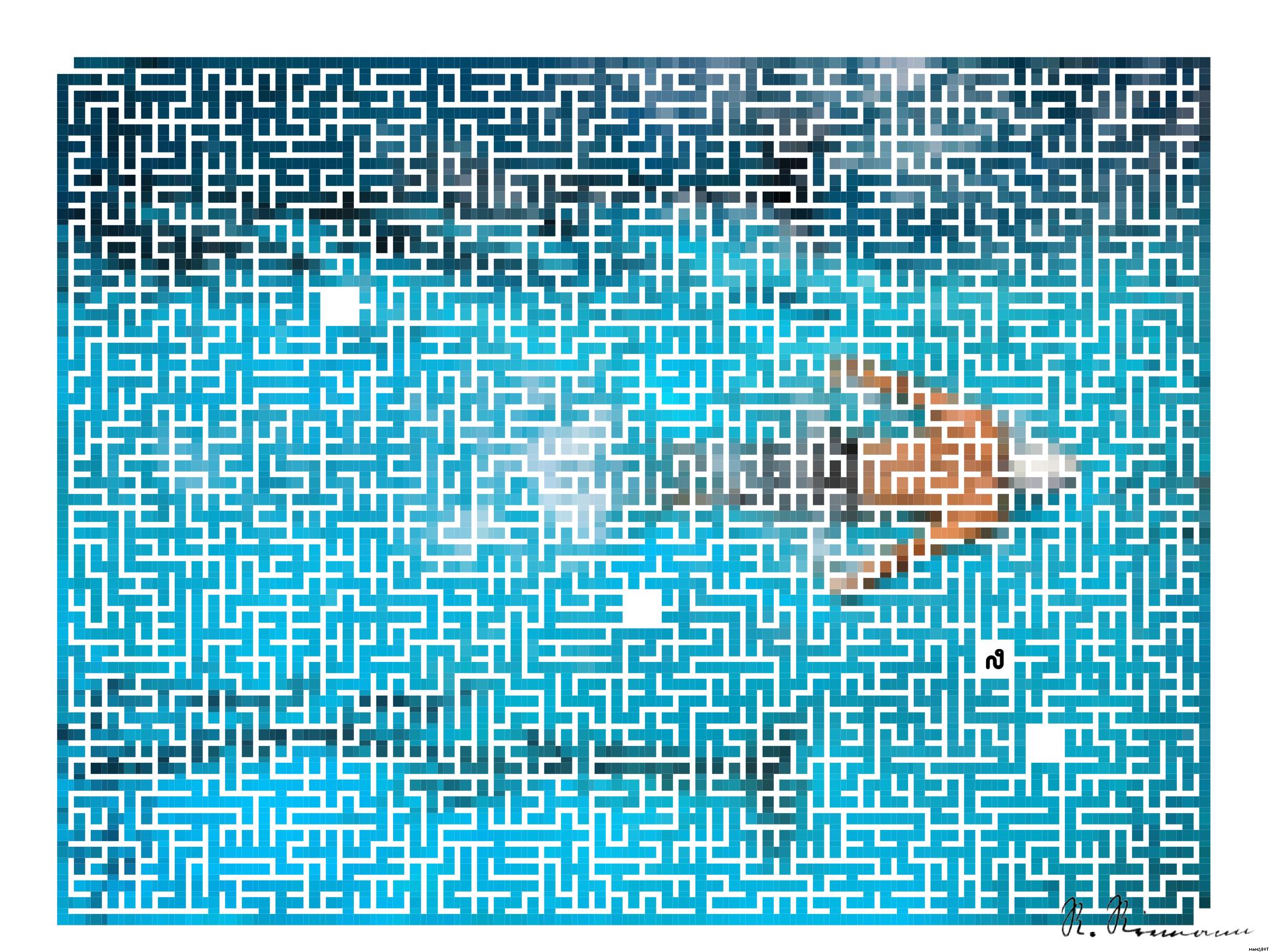 Drawn by bot hpYmVKbk6EuEftwf3UjNwX; art-amaze; Top view of a swimmer wearing a cap, performing a front crawl stroke in a clear blue swimming pool. AI Art