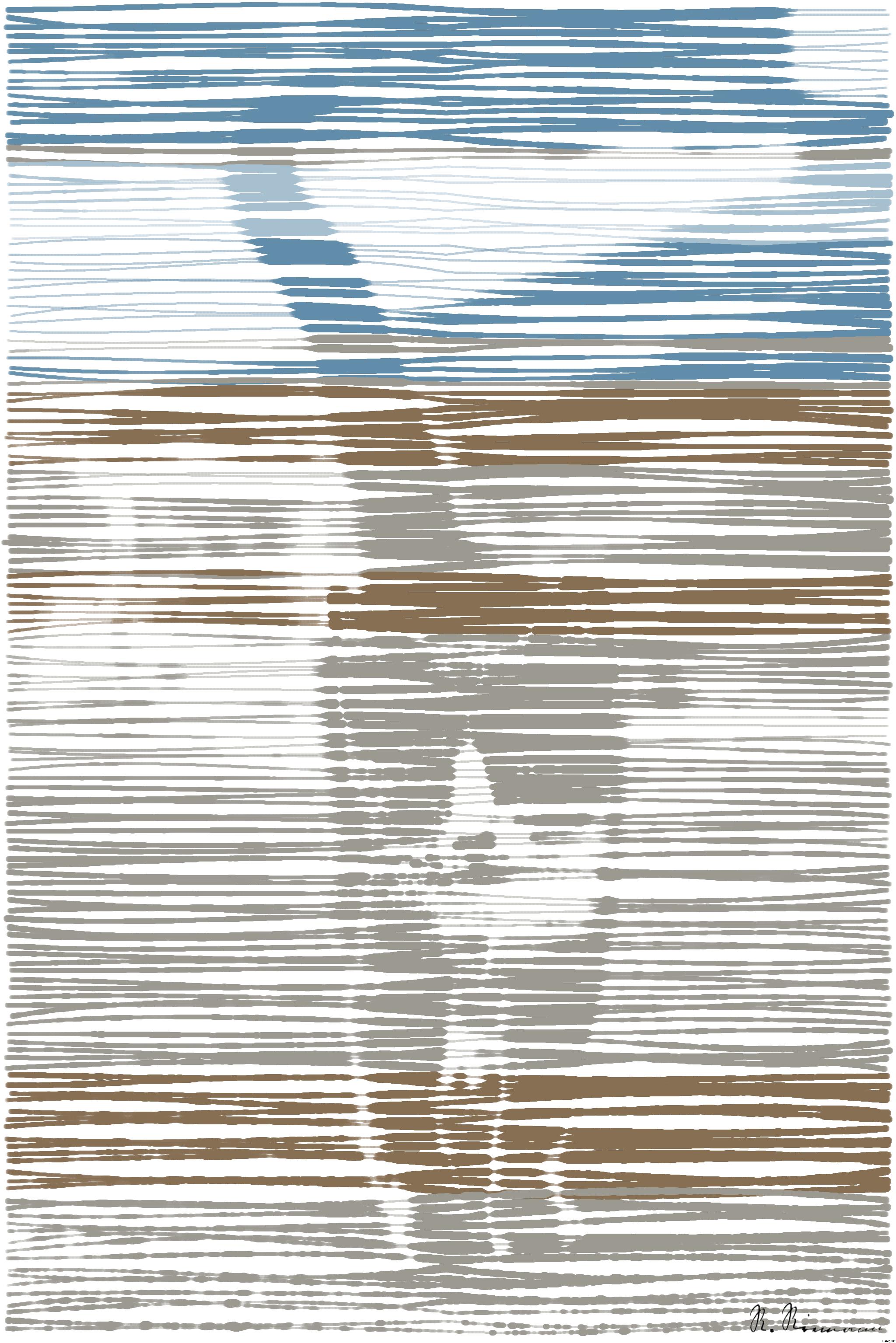 Drawn by bot hVyfVQ78WuSYF6rc6QkxHj; art-linewidth; Adorable grey kitten walking with curiosity on a street in Σχηματάρι, Greece. Perfect capture for animal lovers. AI Art