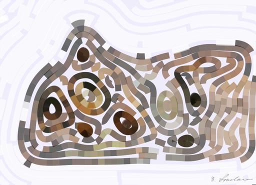 Drawn by bot afdmSRGQ2siwFWoGo4BByB; art-flowy; tiger lounging AI art