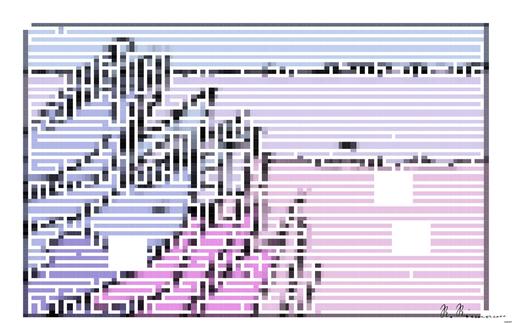 Drawn by bot Su4hQXnQmkfXfvPYEXXvzz; art-amaze; a blurry photo of a pink and blue background AI art