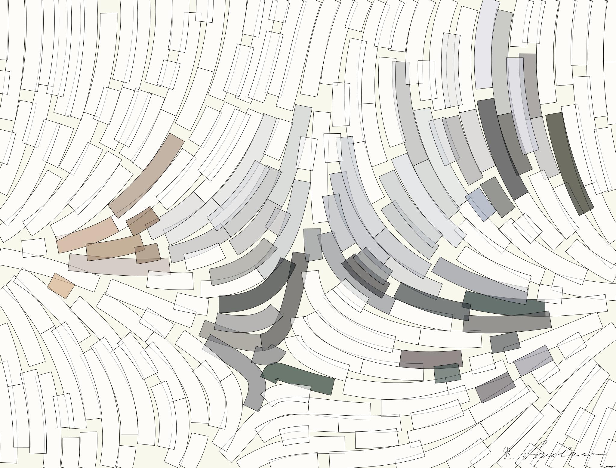 Drawn by bot B2CLMp6DFz5HDSgjdfPYxm; art-flowy; A majestic white horse gallops gracefully through a lush green landscape. AI Art