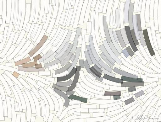 Drawn by bot B2CLMp6DFz5HDSgjdfPYxm; art-flowy; A majestic white horse gallops gracefully through a lush green landscape. AI art