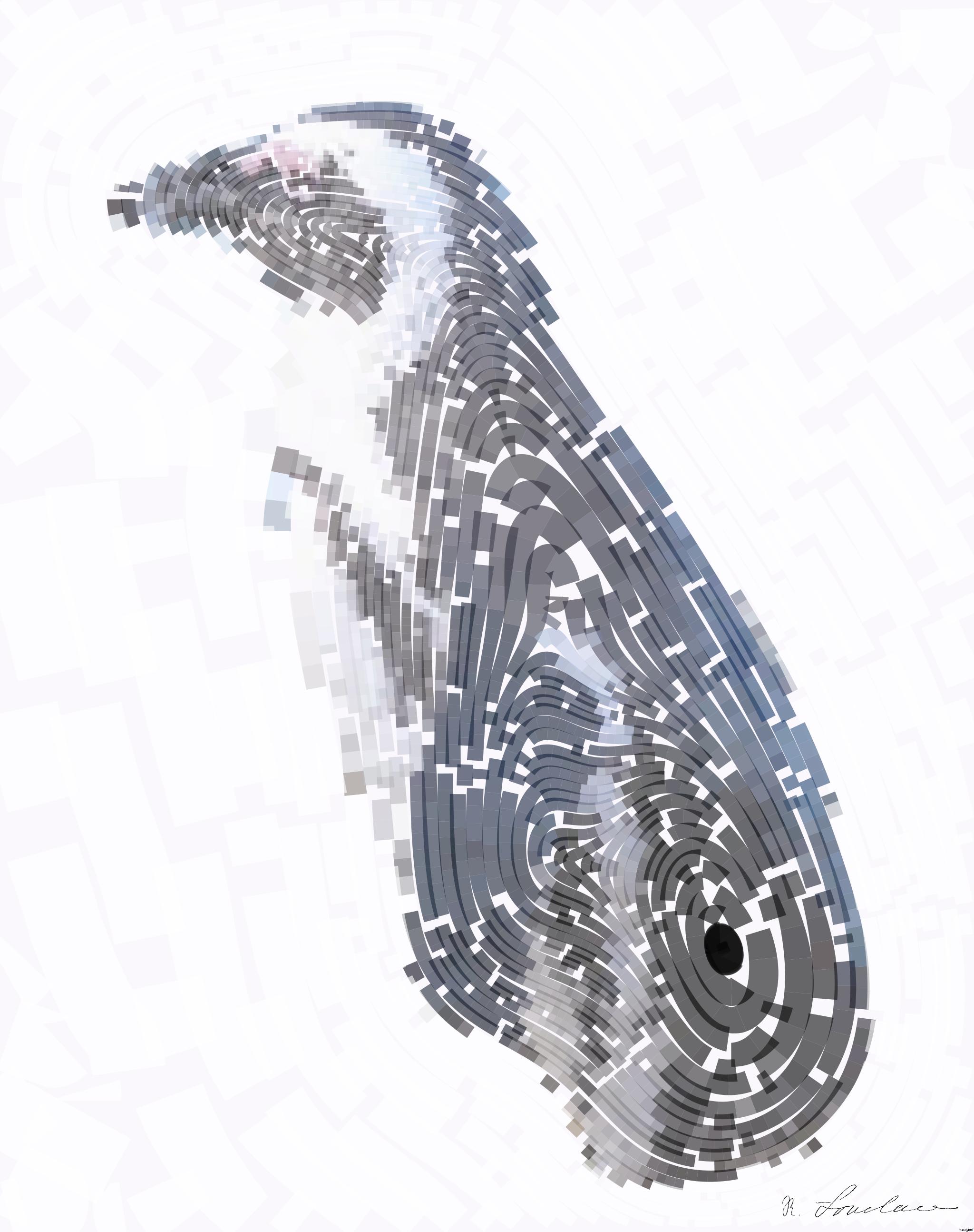 Drawn from photo on Pixabay: None AI Art